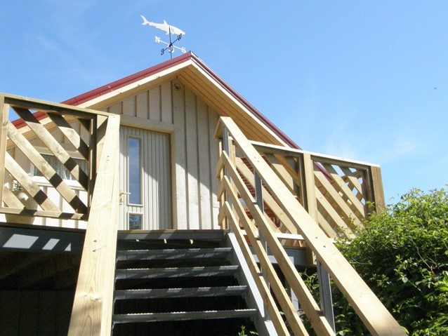 Stairs to the Rooftop Rooms